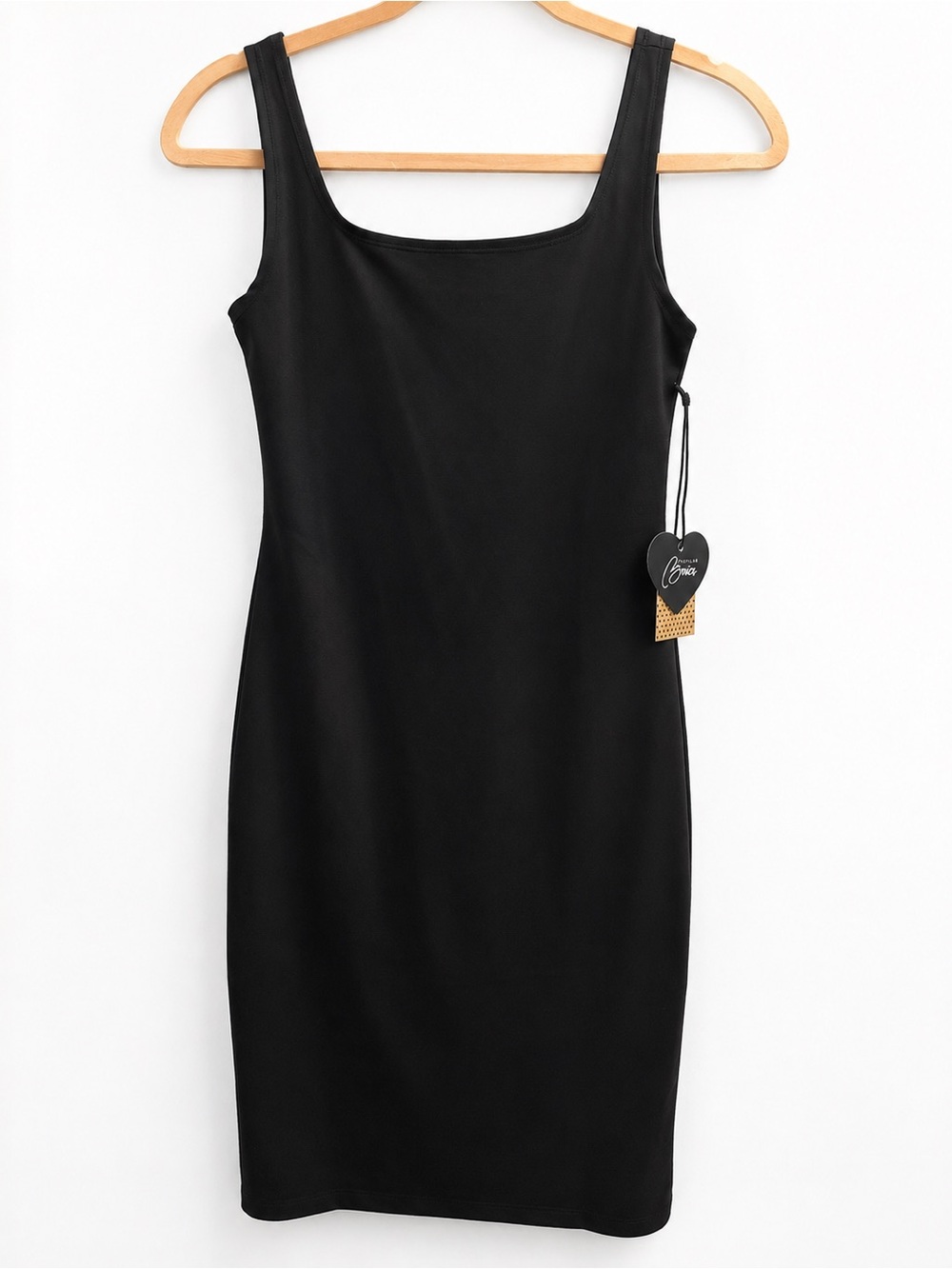 NWT Popular Basics Black Tank Mini Dress